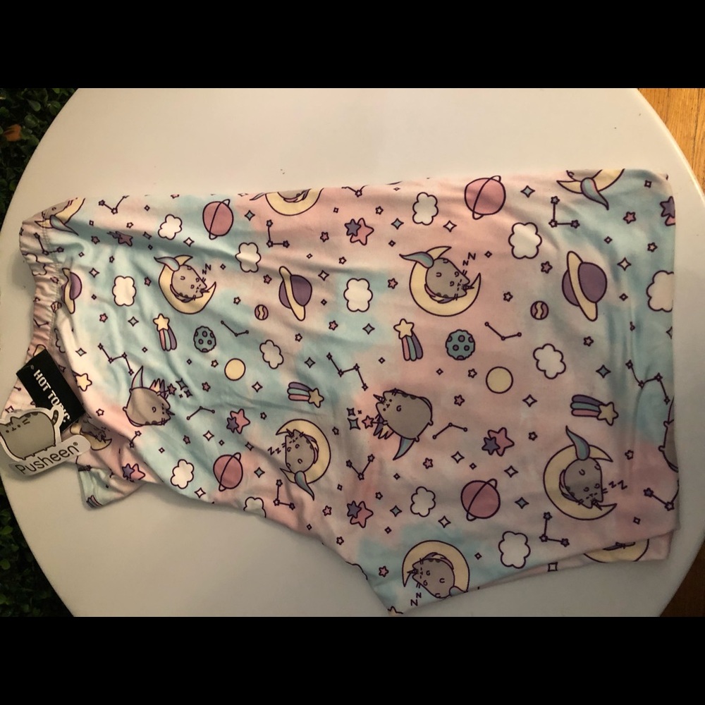 Pusheen tie die pj pants